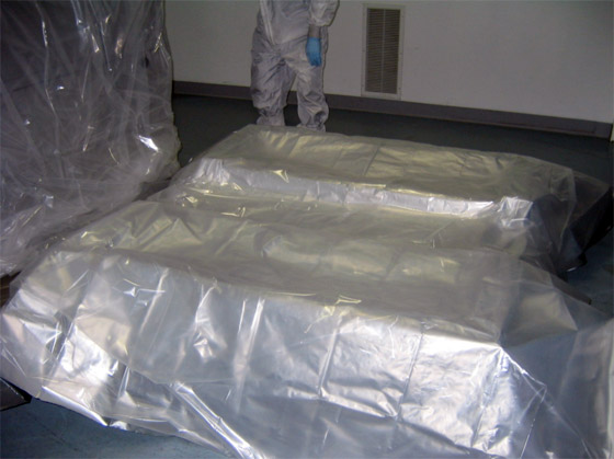 Clean Room Tour - Polyethylene and Foil Base Sheets
